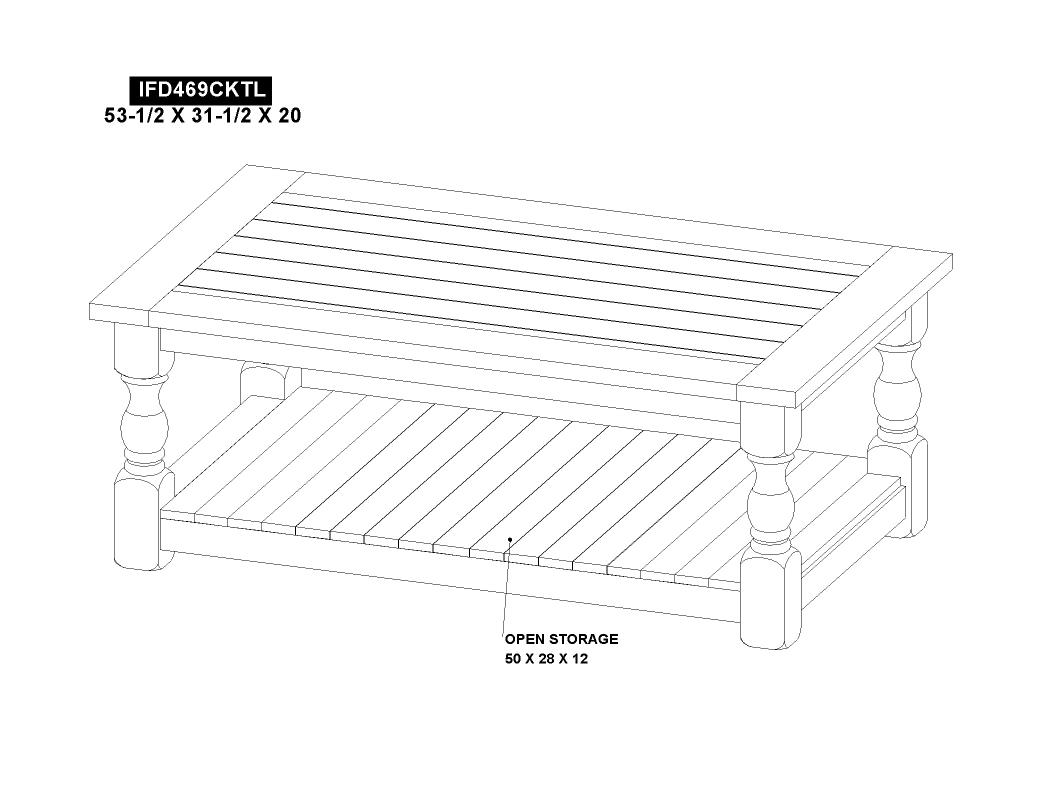 Cocktail Table - IFD469CKTL