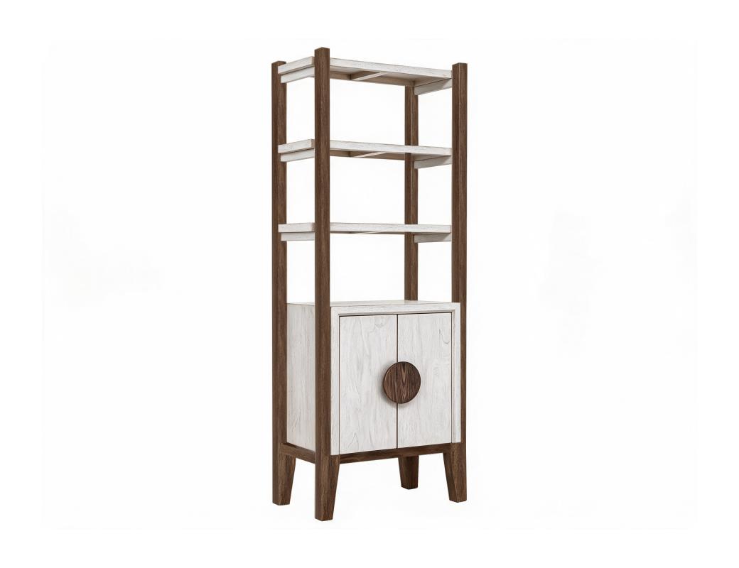 2 Door, 3 Shelves, Bookcase - IFD1283BKS
