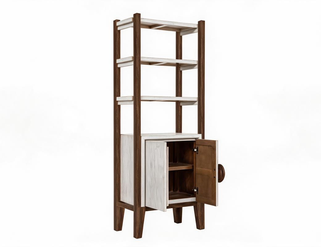 2 Door, 3 Shelves, Bookcase - IFD1283BKS