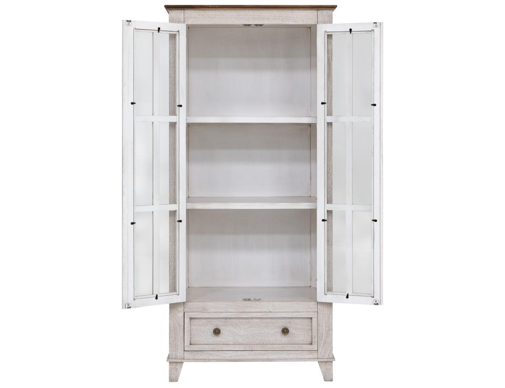 1 Drawer 2 Glass Doors Cabinet - IFD2951CAB